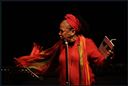 Jean Binta Breeze at The Y Theatre - by Kevin Ryan 